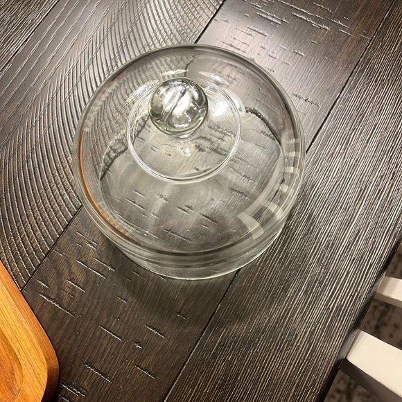 Julie Pomerantz Inc cheese tray with glass dome cover vintage - Picture 4 of 7